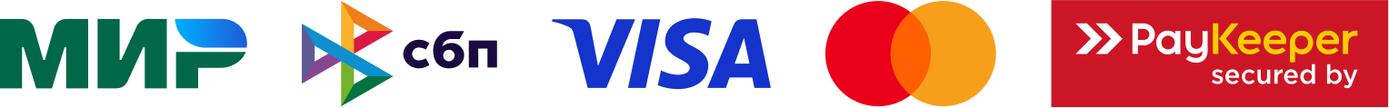 Visa, Mastercard, Мир и PayKeeper